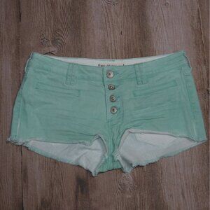 PACSUN BULLHEAD BLACK Women's Jrs Sz 7 Denim Shorts - EXCELLENT CONDITION